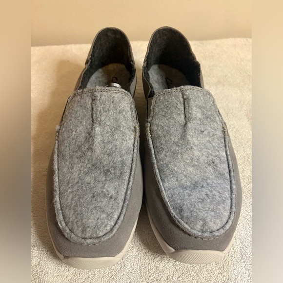 Clarks Men's Gorwin Step Sneaker Loafers Sz 9M Gray Suede Casual City - Picture 3 of 10